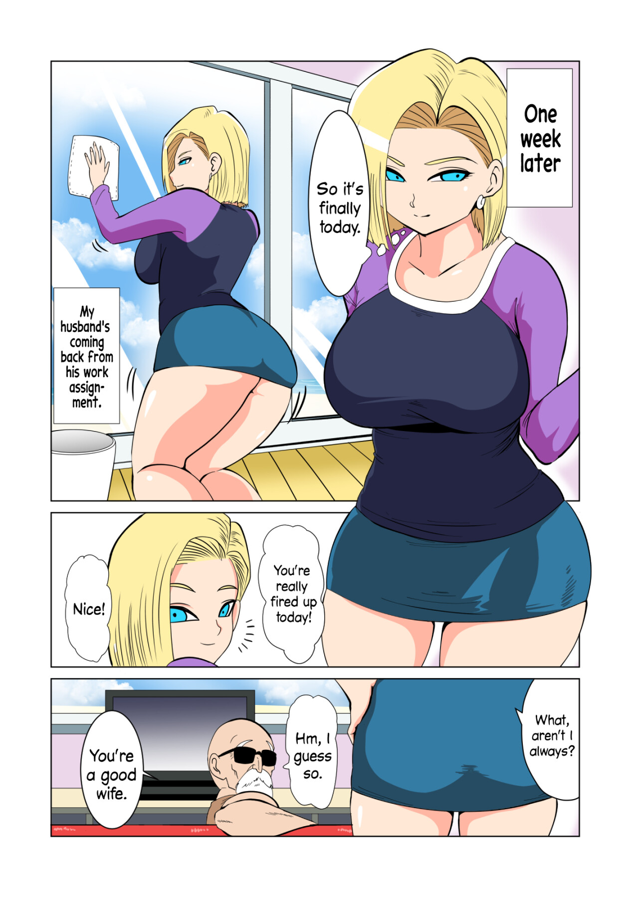 Hentai Manga Comic-DRAGON-HOLE Blonde Housewife Edition-Read-9